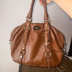 Michael Kors Tan Leather Satchel